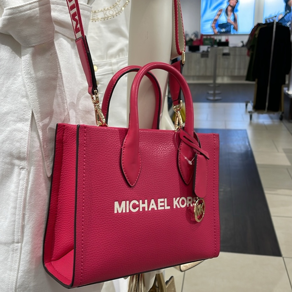 Michael Kors Mirella Small Pebbled Leather Shopper Crossbody XBODY Bag MK
NWT - Picture 14 of 16
